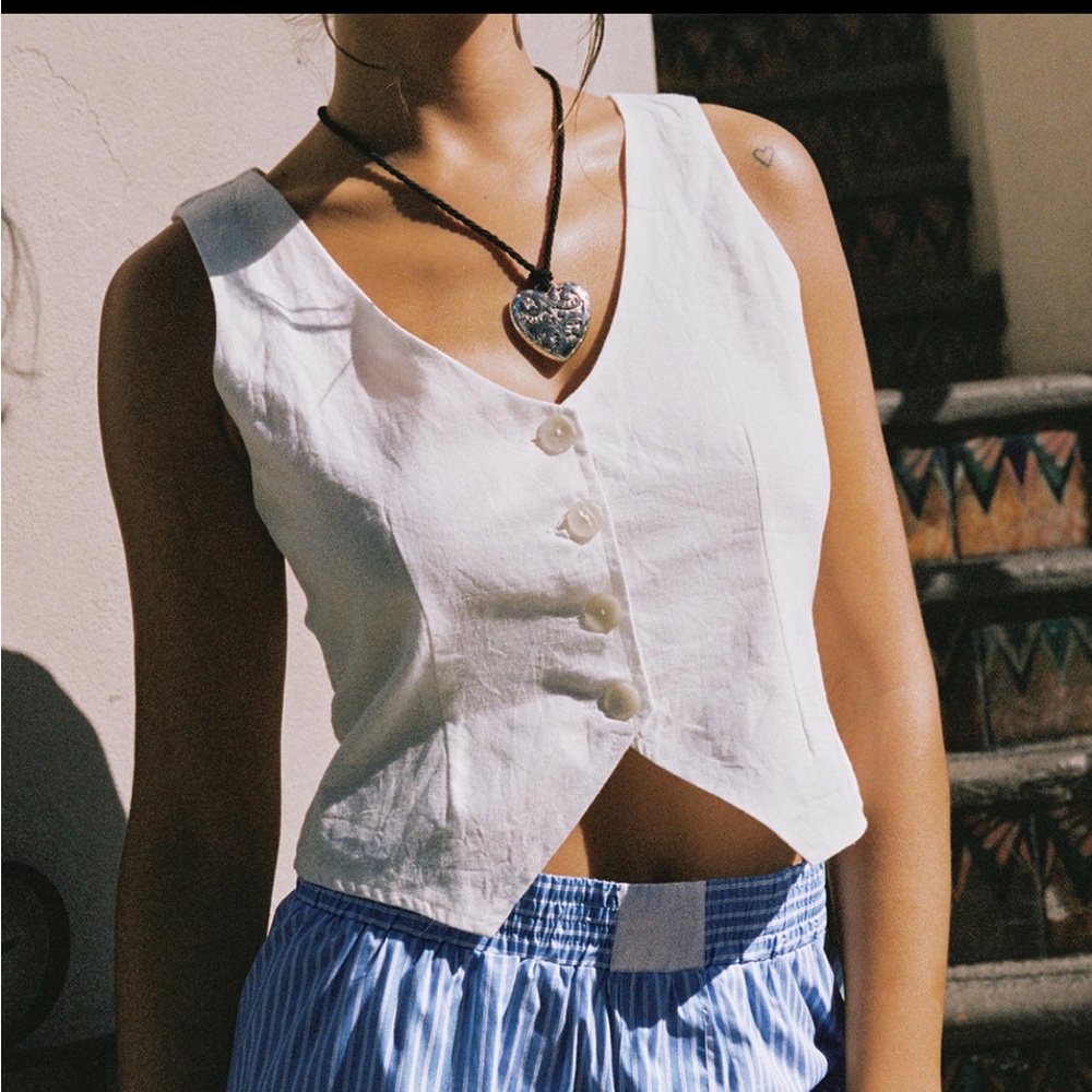 Linen Vest